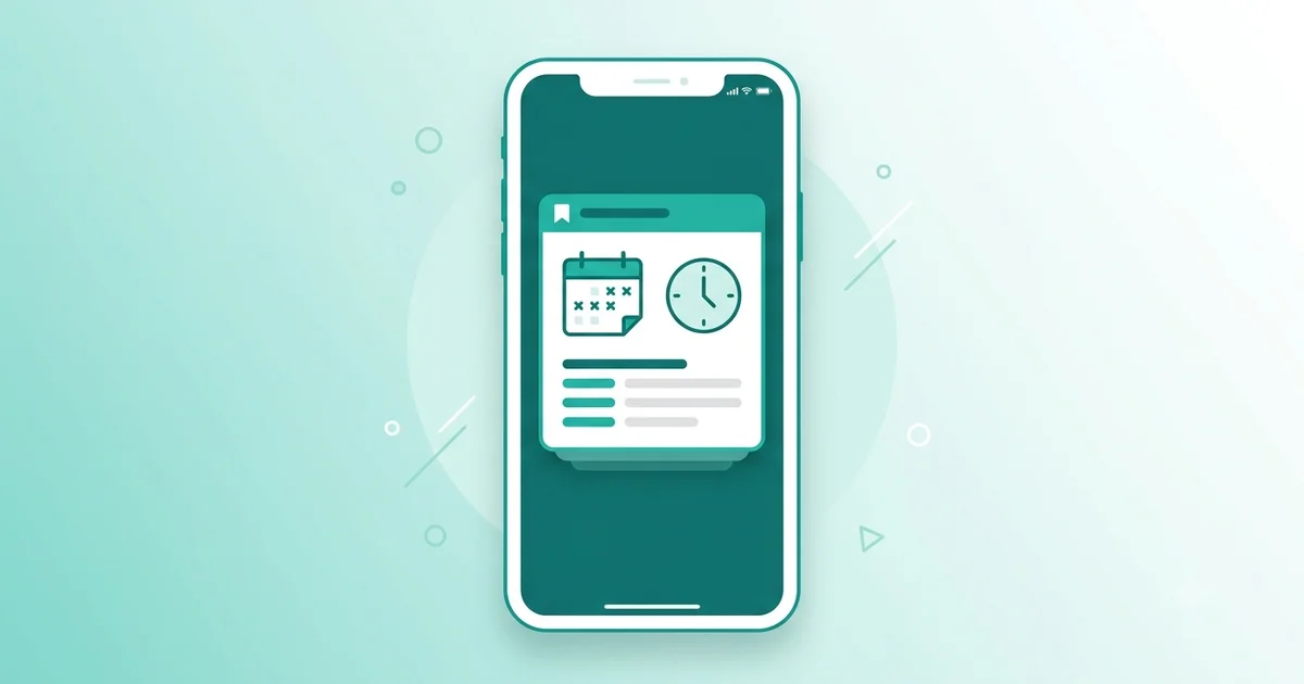 Tela de celular mostrando uma notificação de lembrete de agendamento
